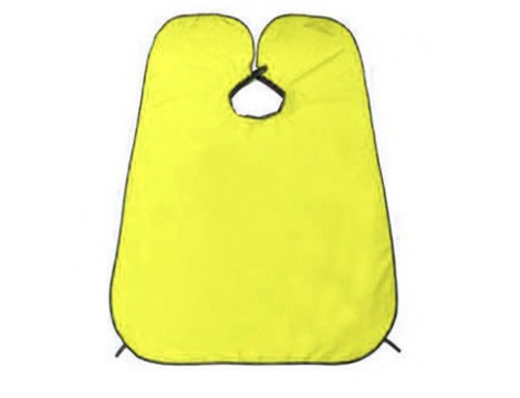 Kadeřnická pláštěnka zástěra do salonu Žlutá