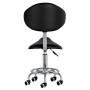 Kosmetická stolička Rodi s opěradlem Black - 5