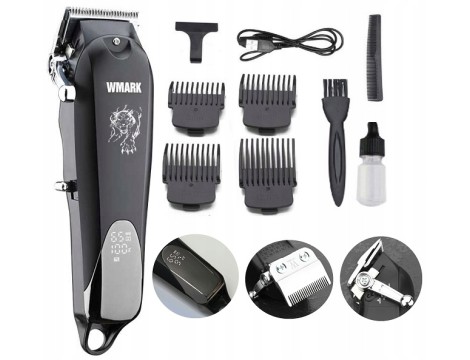WMARK kadeřnický holící strojek NG-103 elektrický zastřihovač na vlasy holící strojek na vlasy bradu hlavu
