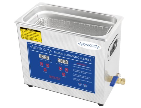 Ultrazvuková vana pro mytí 6,5l kosmetický sterilizátor pro čištění součástí Sonicco ULTRA-031S - 5