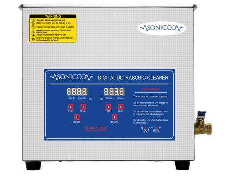 Ultrazvuková vana pro mytí 20l kosmetický sterilizátor pro čištění součástí Sonicco ULTRA-070S - 7
