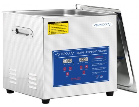 Ultrazvuková vana pro mytí 20l kosmetický sterilizátor pro čištění součástí Sonicco ULTRA-070S