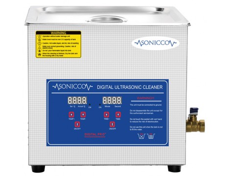 Ultrazvuková vana pro mytí 20l kosmetický sterilizátor pro čištění součástí Sonicco ULTRA-070S - 5