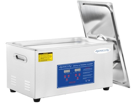 Ultrazvuková vana pro mytí 22l kosmetický sterilizátor pro čištění součástí Sonicco ULTRA-080S