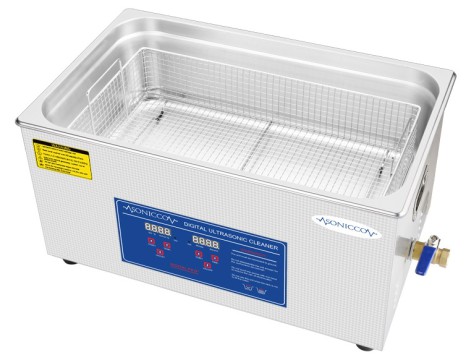 Ultrazvuková vana pro mytí 22l kosmetický sterilizátor pro čištění součástí Sonicco ULTRA-080S - 6