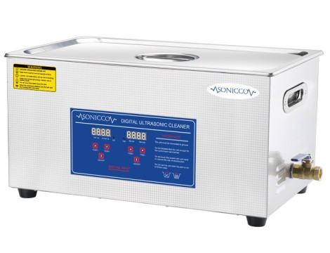 Ultrazvuková vana pro mytí 22l kosmetický sterilizátor pro čištění součástí Sonicco ULTRA-080S - 4