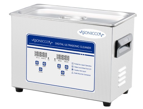 Ultrazvuková vana pro mytí 4,5l kosmetický sterilizátor pro čištění součástí Sonicco ULTRA-030S-C - 4