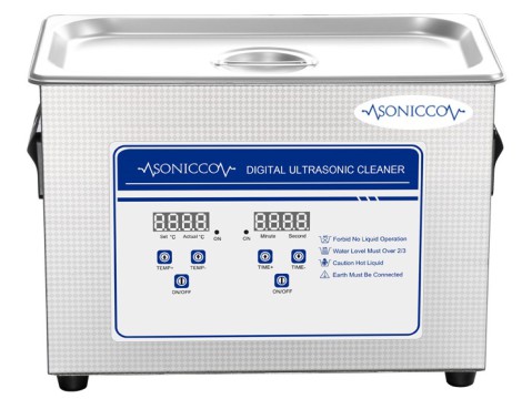 Ultrazvuková vana pro mytí 4,5l kosmetický sterilizátor pro čištění součástí Sonicco ULTRA-030S-C - 6