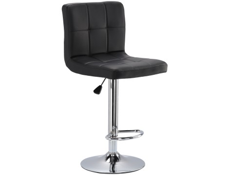 Kosmetická barová židle Kadeřnické křeslo s opěradlem black - 3