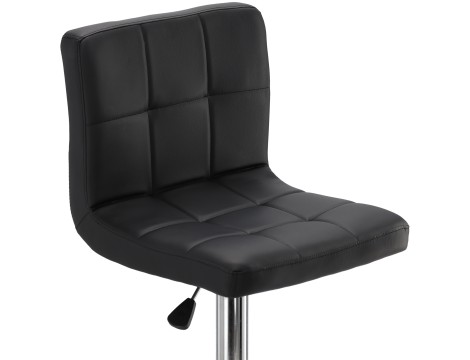Kosmetická barová židle Kadeřnické křeslo s opěradlem black - 5