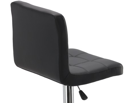 Kosmetická barová židle Kadeřnické křeslo s opěradlem black - 4