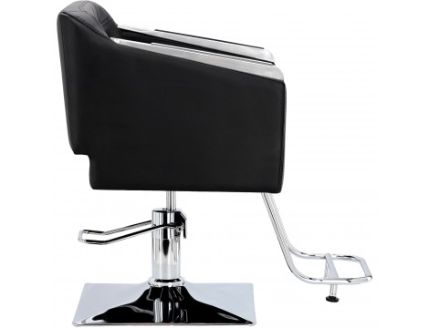 Křeslo pro kadeřníka Pikos Hydraulický otáčivý do kadeřnického salonu chromovaný podnožek kadeřnické židle - 3