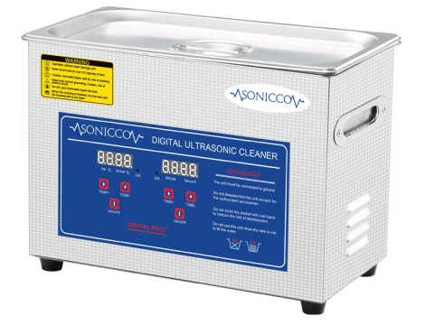 Ultrazvuková vana pro mytí 4,5l kosmetický sterilizátor pro čištění součástí Sonicco ULTRA-030S - 7