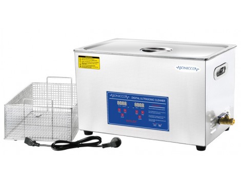 Ultrazvuková vana pro mytí 33l kosmetický sterilizátor pro čištění součástí Sonicco ULTRA-100S - 8