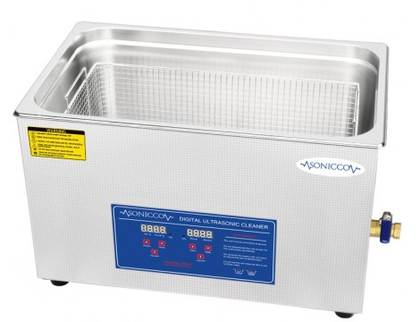 Ultrazvuková vana pro mytí 33l kosmetický sterilizátor pro čištění součástí Sonicco ULTRA-100S - 6