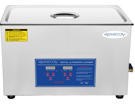 Ultrazvuková vana pro mytí 33l kosmetický sterilizátor pro čištění součástí Sonicco ULTRA-100S - 7