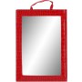 Zrcadlo Q-32-RED velké kadeřnické zrcadlo s rukojetí - 2