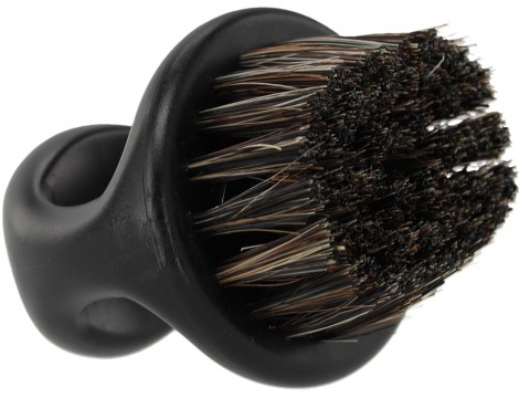 Štětka kartáč na vousy 100% přírodní vlasy z divočáka - 4