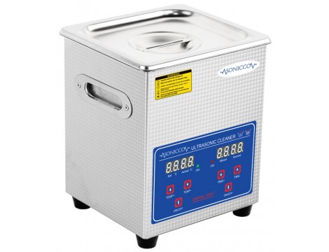 Ultrazvuková vana pro mytí 2l kosmetický sterilizátor pro čištění součástí Sonicco ULTRA-010S - 7