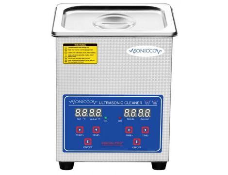 Ultrazvuková vana pro mytí 2l kosmetický sterilizátor pro čištění součástí Sonicco ULTRA-010S - 5