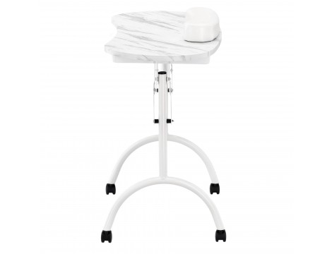 Skládací kosmetický stolek na manikúru mobilní bílý MT-017F-WHITE - 3