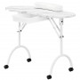 Skládací kosmetický stolek na manikúru mobilní bílý MT-017F-WHITE - 5