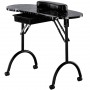 Skládací kosmetický stolek na manikúru mobilní černý MT-017F-BLACK - 3