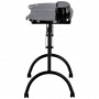 Skládací kosmetický stolek na manikúru mobilní černý MT-017F-BLACK - 6