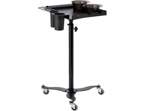 Asistent kadeřníka vozík stůl na kolečkách pro barvení T0195 do kosmetického salonu stůl na stativu - 2