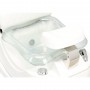 Elektrické kosmetické křeslo s masáží pro pedikúru nohou v lázeňských salonech bílý - 6