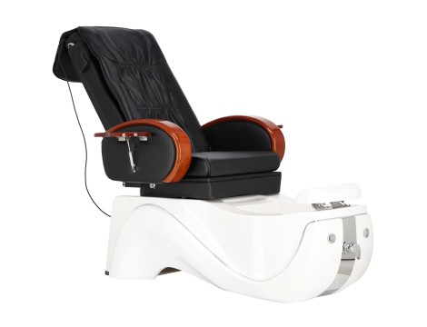 Elektrické kosmetické křeslo s masáží pro pedikúru nohou v lázeňských salonech černý - 5