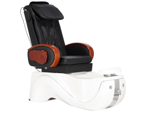 Elektrické kosmetické křeslo s masáží pro pedikúru nohou v lázeňských salonech černý - 3