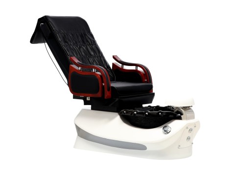 Elektrické kosmetické křeslo s masáží pro pedikúru nohou v lázeňských salonech černý - 4