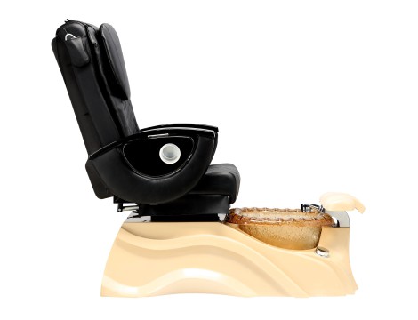Elektrické kosmetické křeslo s masáží pro pedikúru nohou v lázeňských salonech černý - 3