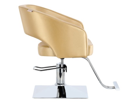 Sada zlaté podložky Greta Barber Washer a 2 x Barber Chair Hydraulická otočná podnožka pro pračku v kadeřnictví Pohyblivé kování keramické mísy Baterie Sluchátko - 6