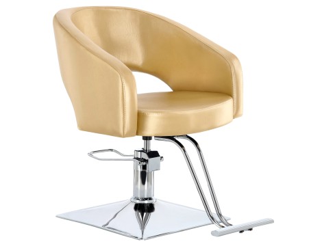 Sada zlaté podložky Greta Barber Washer a 2 x Barber Chair Hydraulická otočná podnožka pro pračku v kadeřnictví Pohyblivé kování keramické mísy Baterie Sluchátko - 3