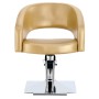 Sada zlaté podložky Greta Barber Washer a 2 x Barber Chair Hydraulická otočná podnožka pro pračku v kadeřnictví Pohyblivé kování keramické mísy Baterie Sluchátko - 4