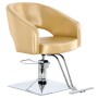 Sada zlaté podložky Greta Barber Washer a 2 x Barber Chair Hydraulická otočná podnožka pro pračku v kadeřnictví Pohyblivé kování keramické mísy Baterie Sluchátko - 3