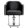 Černý kadeřnický umyvadlový stolek a 2 x kadeřnické křeslo hydraulická otočná podnožka pro kadeřnický salon myčka pohyblivá miska keramická baterie ruční baterie - 6