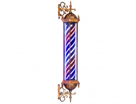 Holičská tyč holičský sloupek s lampou 120cm - 2