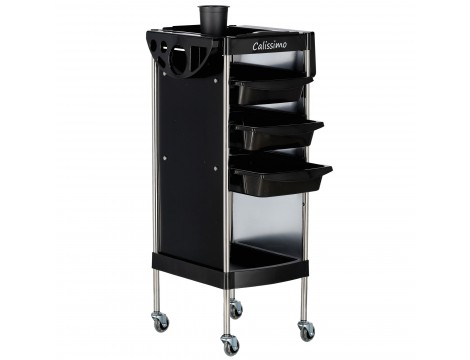 Asistent kadeřníka vozík stůl na kolečkách pro barvení X11-A do kosmetického salonu skříňka se zásuvkami - 5