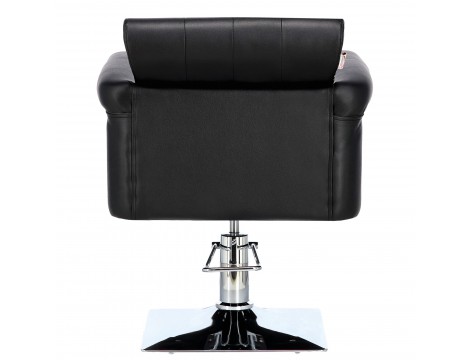 Černý set kadeřnického salonu Kiva a 2x hydraulický otočný kadeřnický židle pro kadeřnický salon pohyblivá umyvadlo keramická mísa baterie sprchy - 6