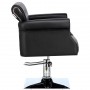 Černý set kadeřnického salonu Kiva a 2x hydraulický otočný kadeřnický židle pro kadeřnický salon pohyblivá umyvadlo keramická mísa baterie sprchy - 5
