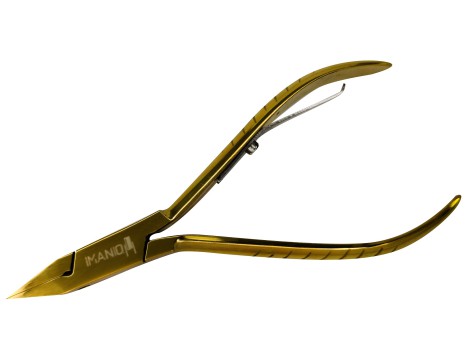 Přímé nůžky na nehty gold 917e - 11,5 cm imaniq