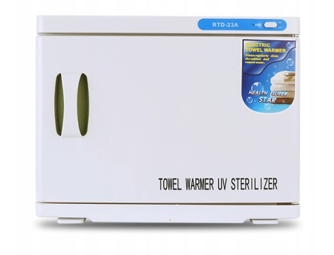 Ohřívač ručníků 23L 230A sterilizátor UV typ C s dvířky dezinfekce kosmetický kadeřnický holičský masážní salon SPA - 4