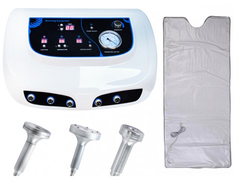 Kombinace infračervené deky a dermomasážního přístroje na hubnutí