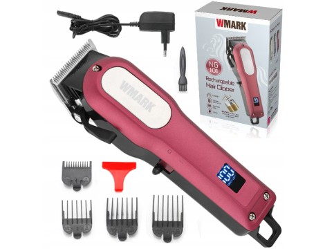 WMARK kadeřnický holící strojek NG-101 elektrický zastřihovač na vlasy holící strojek na vlasy bradu hlavu