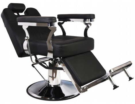 Holičské hydraulické holičské křeslo pro holičský salon Menas Barberking - 3
